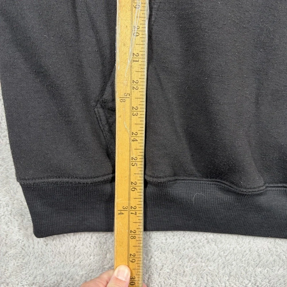 SneakGallery GOAT Hoodie Mens XXL Black Yellow Streetwear Distressing